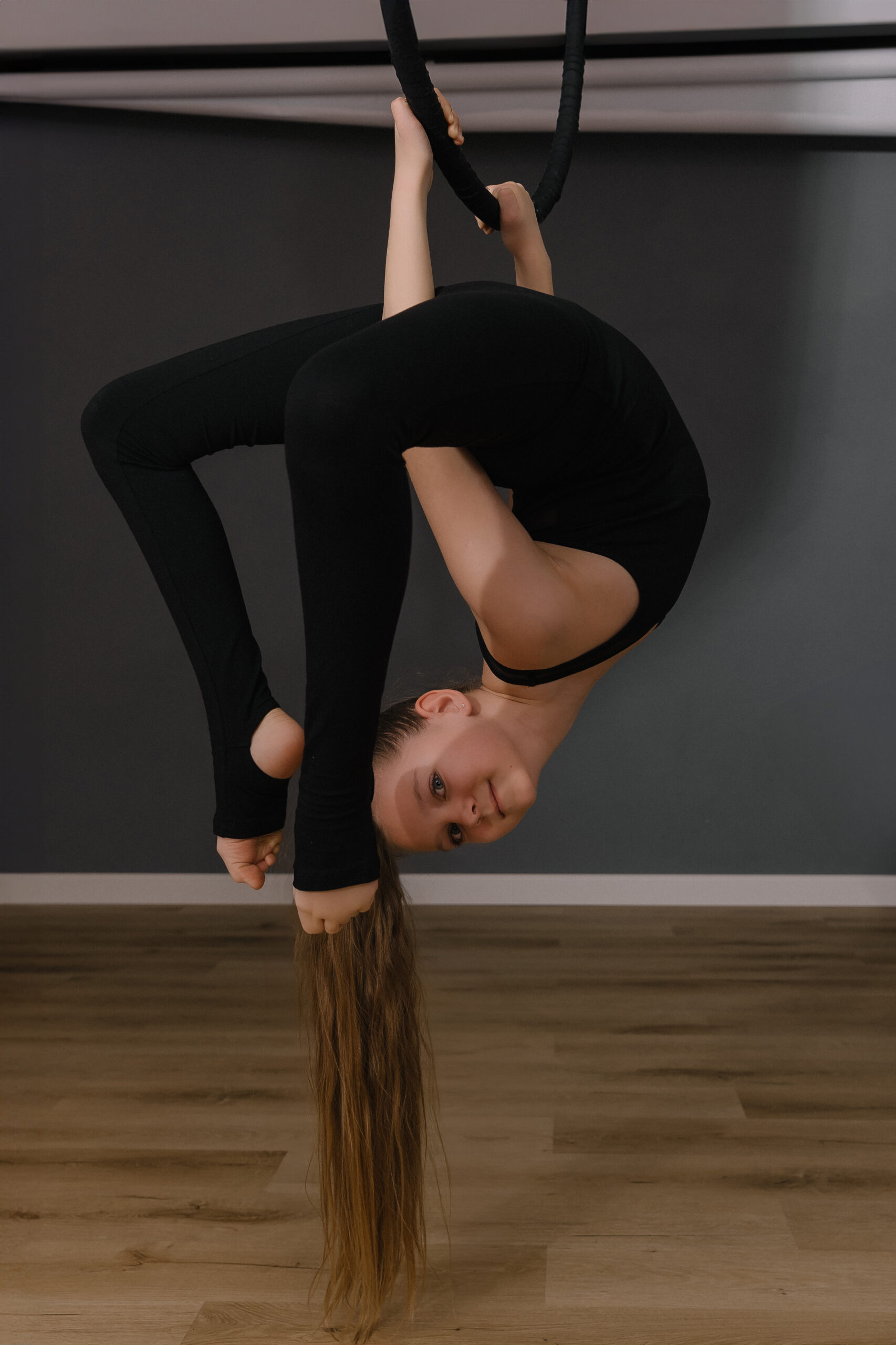 Aerial Hoop und Aerial Hammock bei Polefamily Koblenz